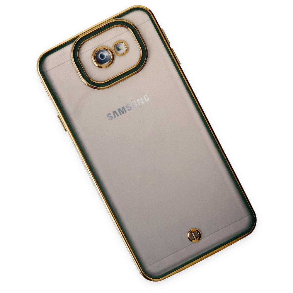 Newface Samsung Galaxy J7 Prime Kılıf Liva Lens Silikon - Yeşil
