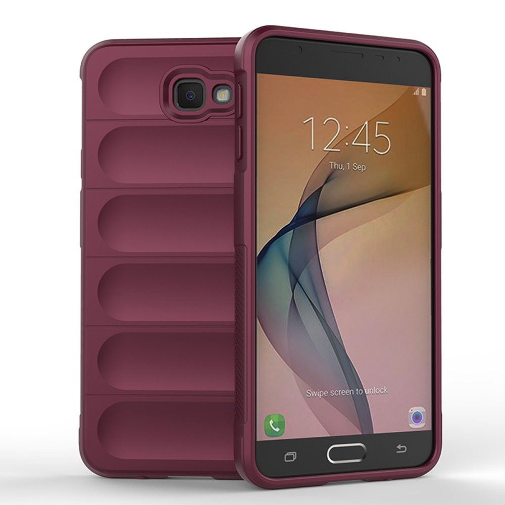 Newface Samsung Galaxy J7 Prime Kılıf Optimum Silikon - Bordo