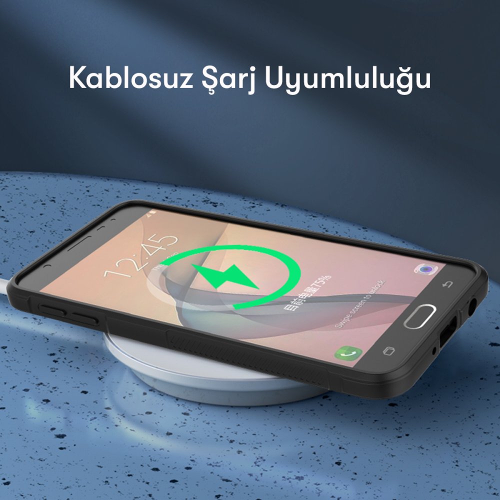 Newface Samsung Galaxy J7 Prime Kılıf Optimum Silikon - Bordo