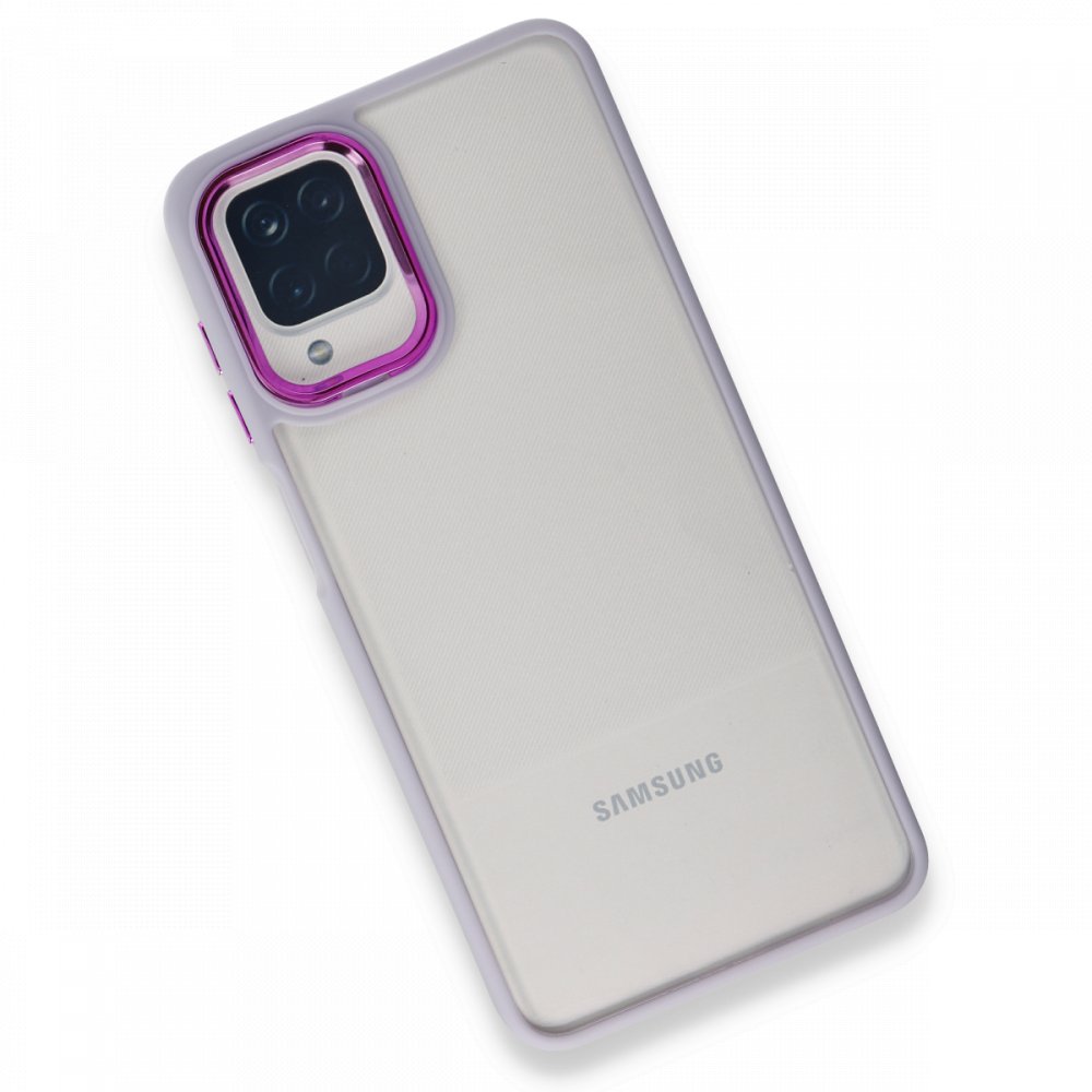 Newface Samsung Galaxy M12 Kılıf Dora Kapak - Lila