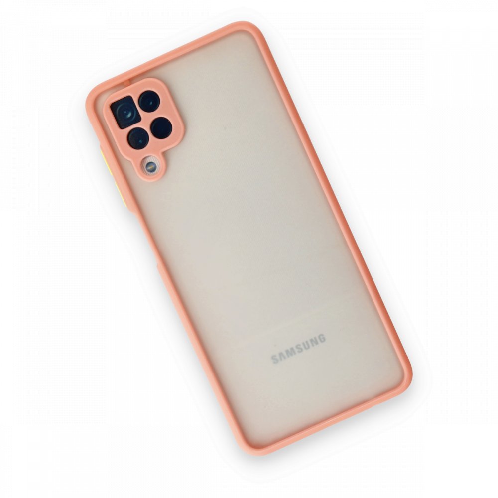 Newface Samsung Galaxy M12 Kılıf Montreal Silikon Kapak - Pembe