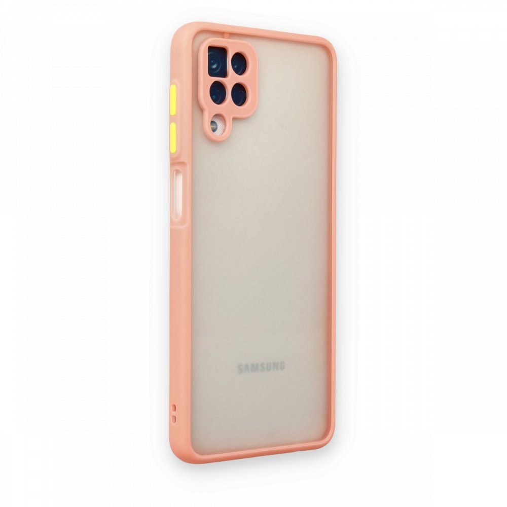 Newface Samsung Galaxy M12 Kılıf Montreal Silikon Kapak - Pembe