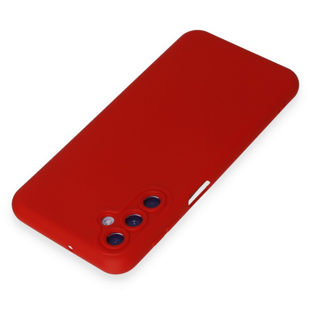 Newface Samsung Galaxy M14 5G Kılıf Nano içi Kadife Silikon - Kırmızı