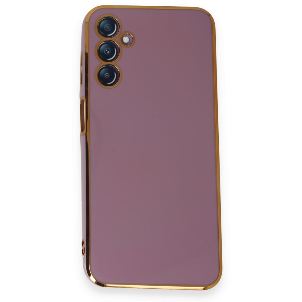 Newface Samsung Galaxy M14 5G Kılıf Volet Silikon - Mor