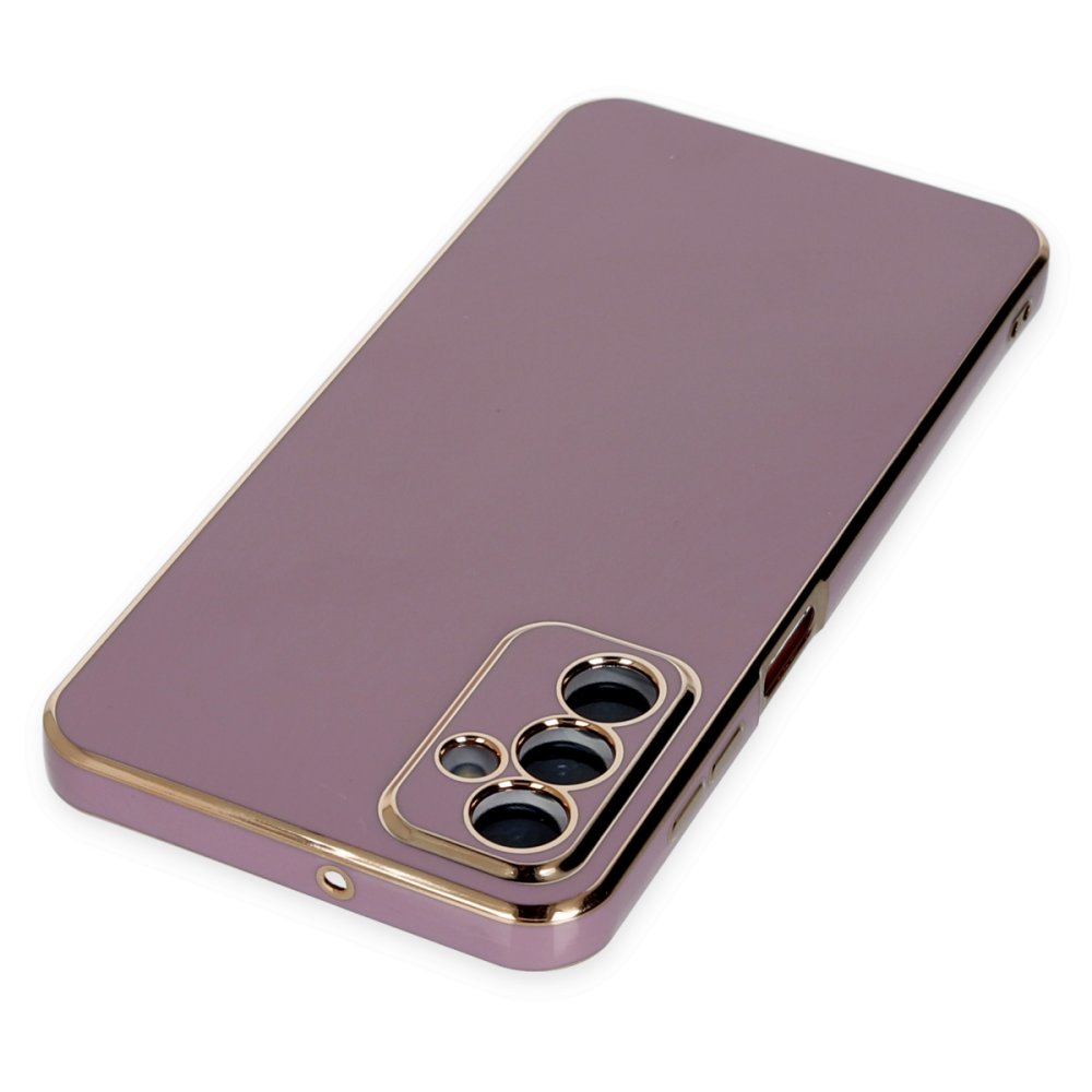 Newface Samsung Galaxy M23 Kılıf Volet Silikon - Mor