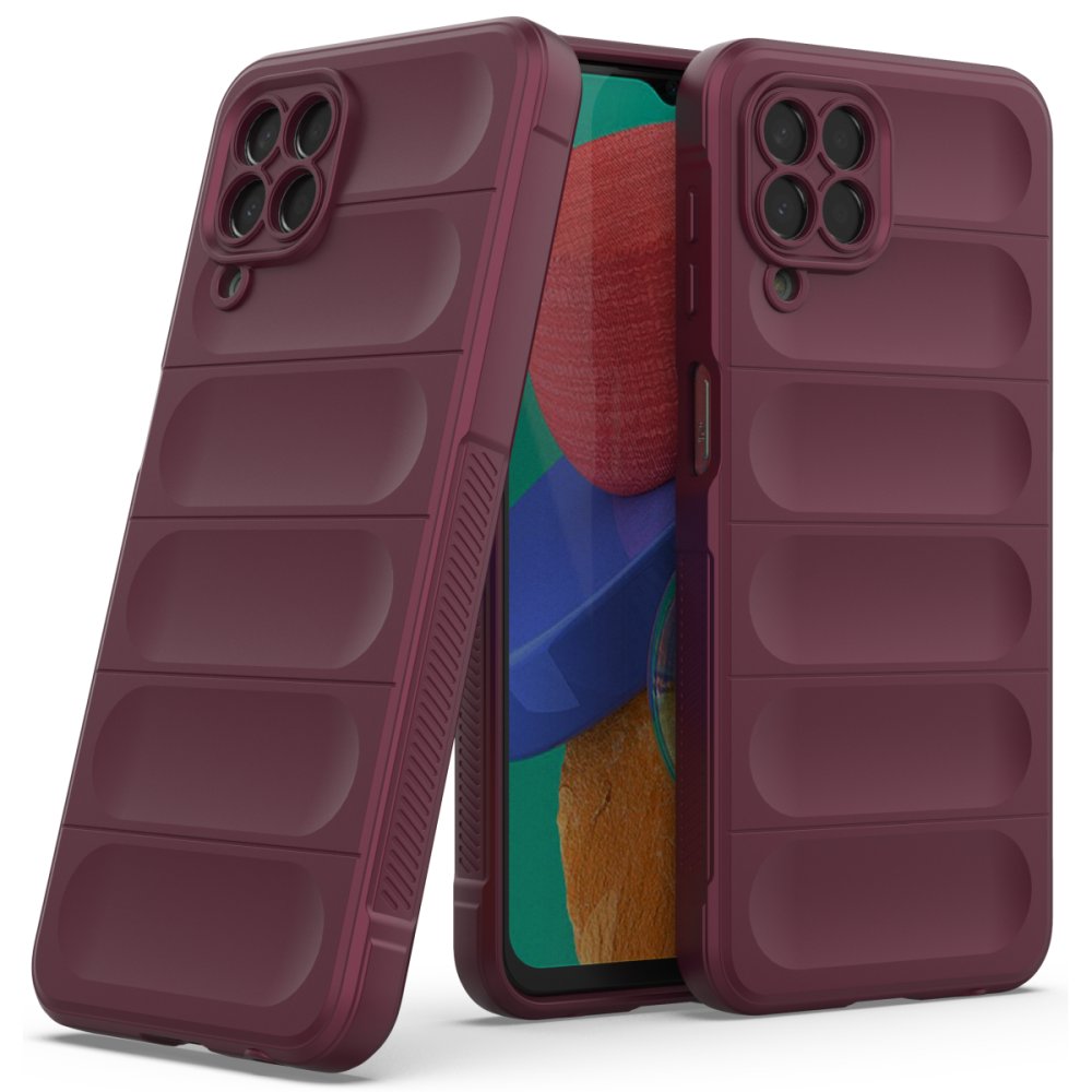 Newface Samsung Galaxy M33 Kılıf Optimum Silikon - Bordo