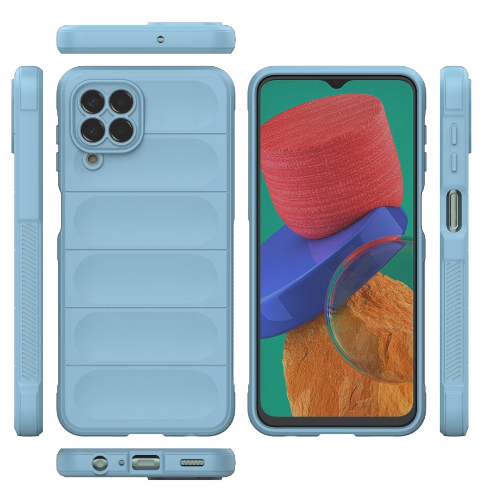 Newface Samsung Galaxy M33 Kılıf Optimum Silikon - Sky Blue