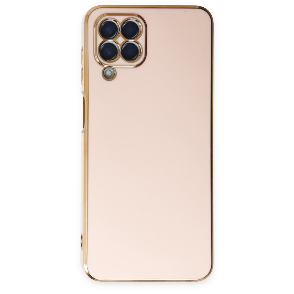 Newface Samsung Galaxy M33 Kılıf Volet Silikon - Pembe