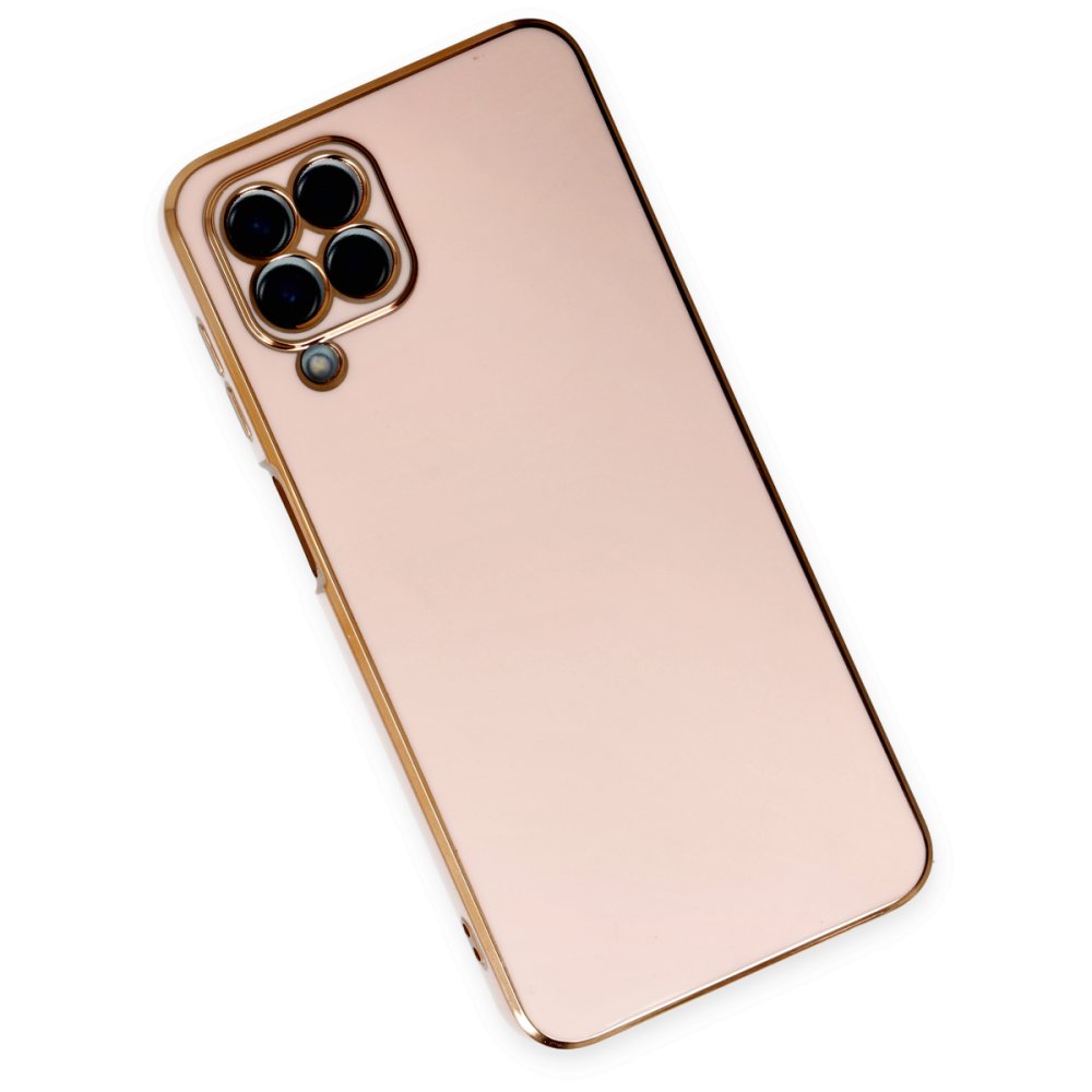 Newface Samsung Galaxy M33 Kılıf Volet Silikon - Pembe