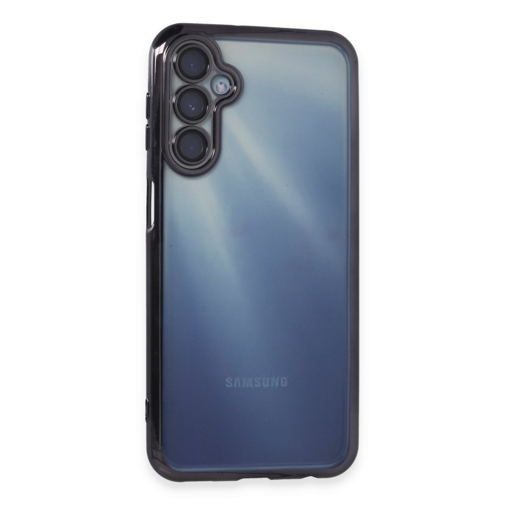 Newface Samsung Galaxy M34 5G Kılıf Razer Lensli Silikon - Mor