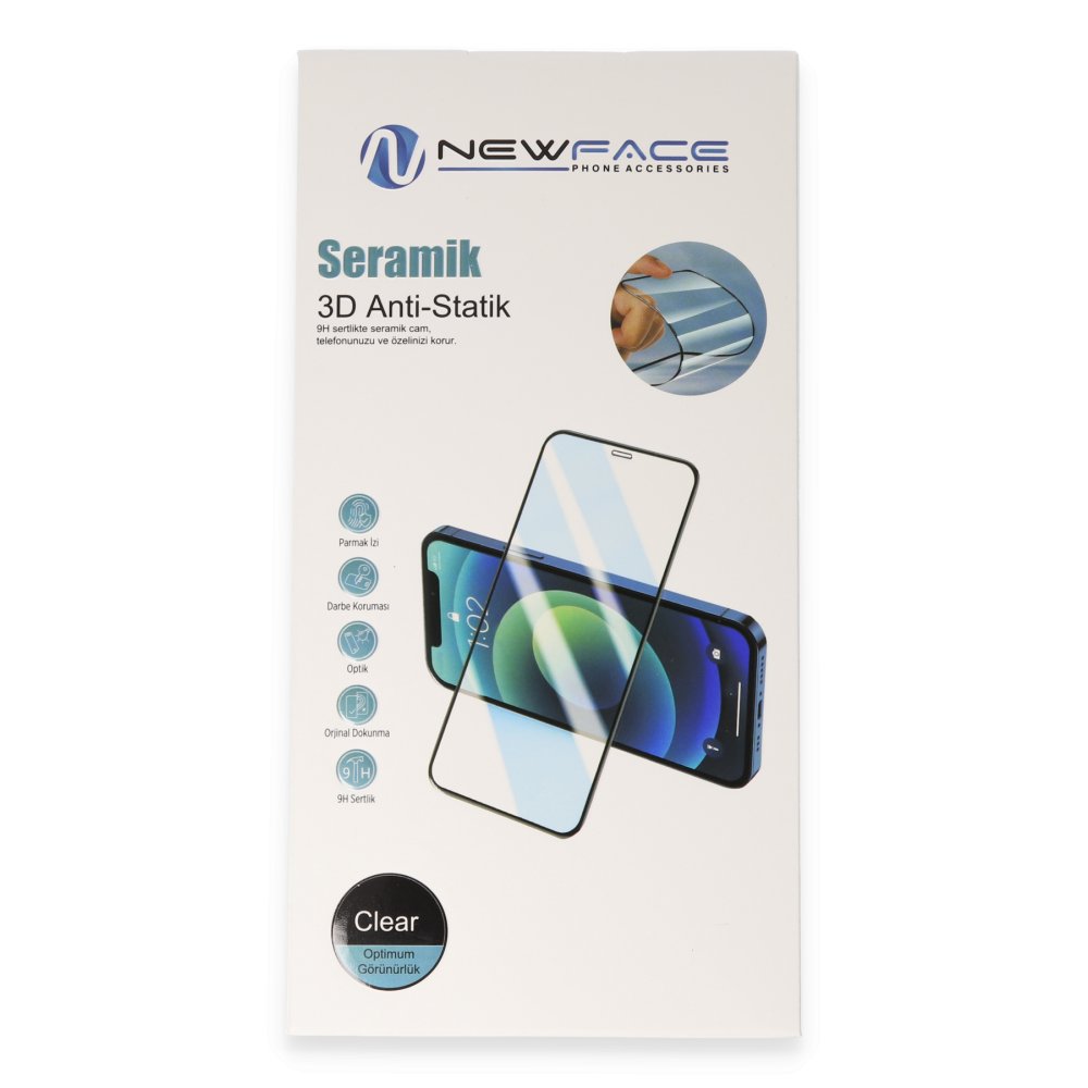 Newface Samsung Galaxy A12 3D Antistatik Seramik Nano Ekran Koruyucu