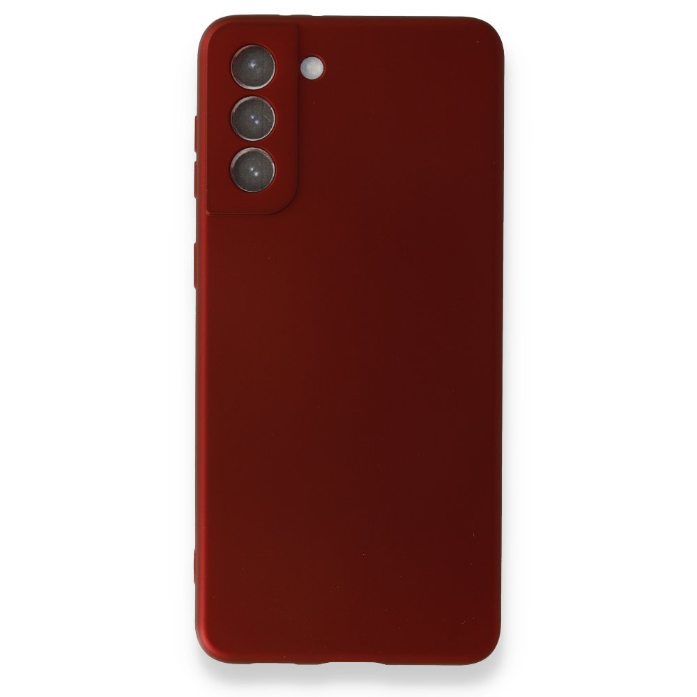 Newface Samsung Galaxy S21 Plus Kılıf First Silikon - Bordo