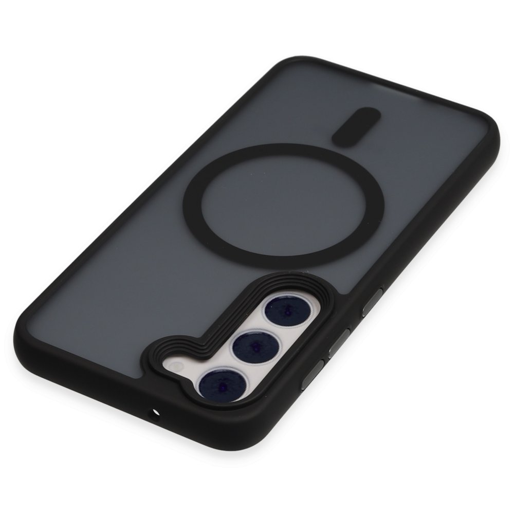 Newface Samsung Galaxy S23 Kılıf Trex Magneticsafe Kapak - Siyah