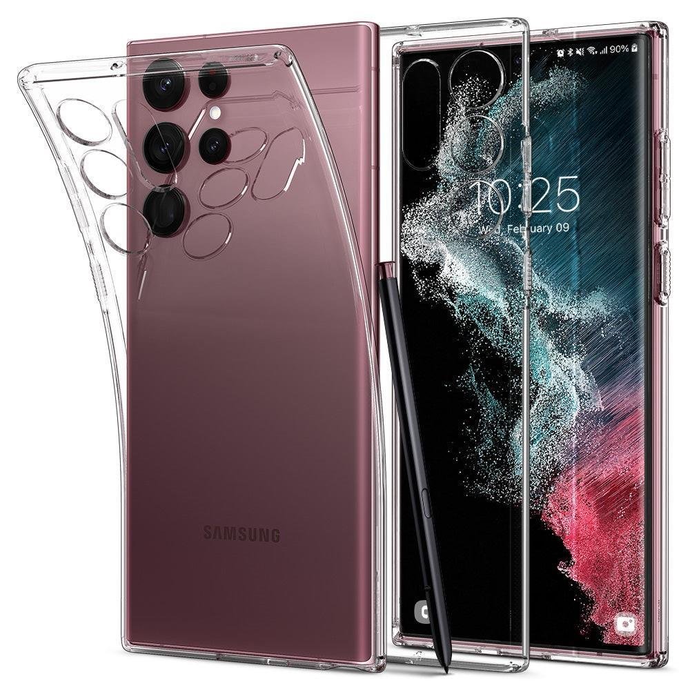 Newface Samsung Galaxy S23 Ultra Kılıf Lüx Şeffaf Silikon