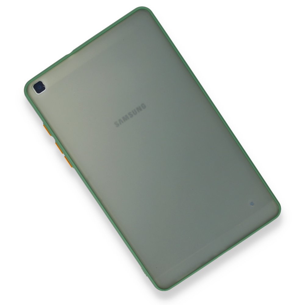 Newface Samsung Galaxy T500 Tab A7 10.4 Kılıf Tablet Montreal Silikon - Yeşil