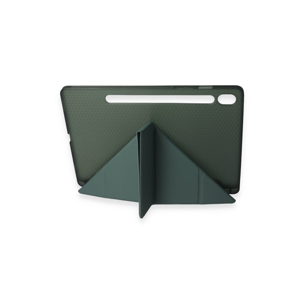 Newface Samsung Galaxy X700 Tab S8 11 Kılıf Kalemlikli Mars Tablet Kılıfı - Koyu Yeşil