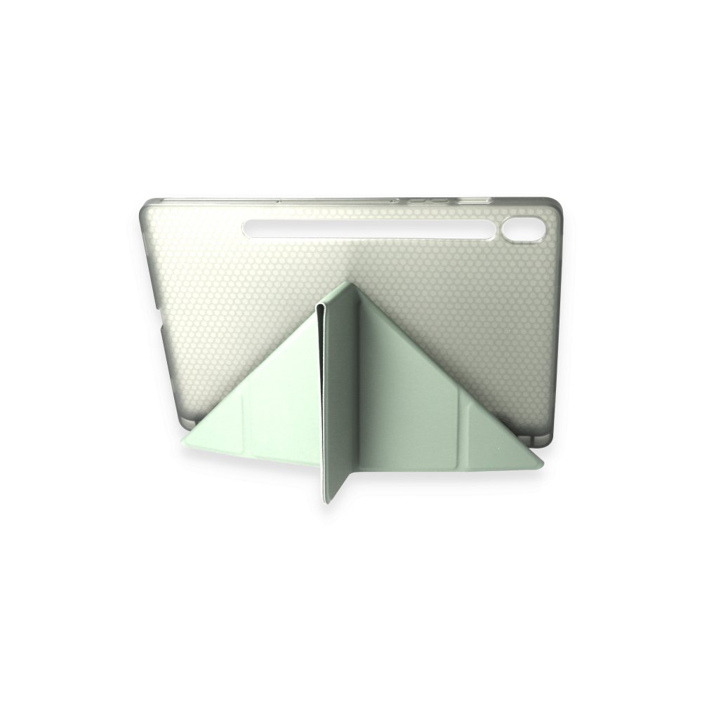 Newface Samsung Galaxy X710 Tab S9 11 Kılıf Kalemlikli Mars Tablet Kılıfı - Açık Yeşil