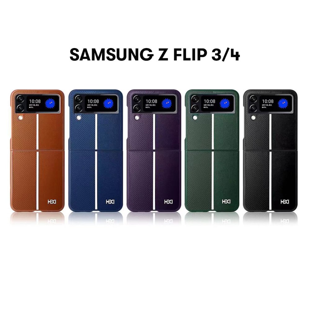 HDD Samsung Galaxy Z Flip 4 Kılıf HBC-155 Lizbon Kapak - Lacivert