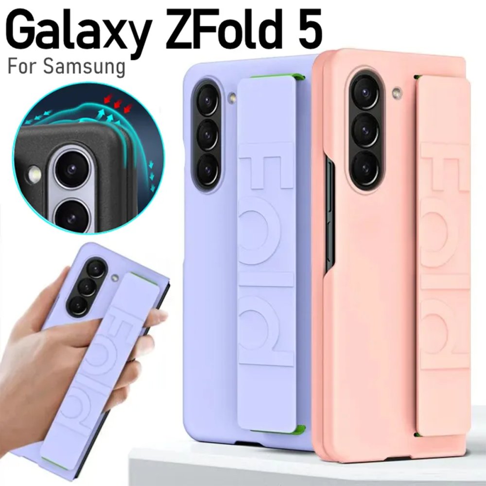 Newface Samsung Galaxy Z Fold 5 Kılıf Data Kapak - Siyah