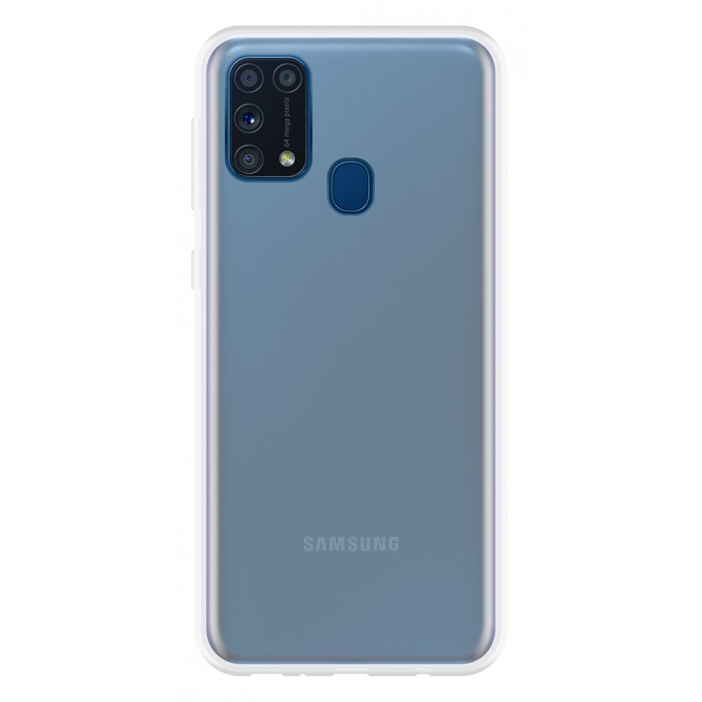 Newface Samsung Galaxy M31 Kılıf Lüx Şeffaf Silikon