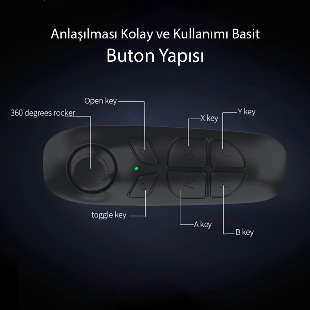 Newface Shinecon SC-B03 Sanal Gerçeklik Gözlüğü Kumandası - Siyah