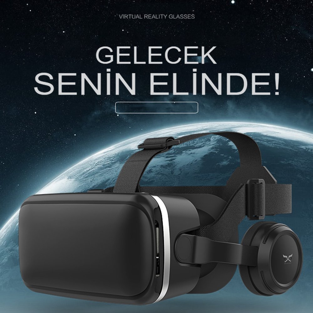 Newface Shinecon SC-G04E 3D Sanal Gerçeklik Gözlüğü - Siyah