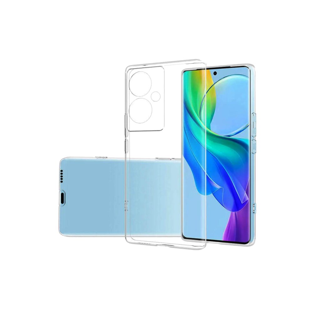 Newface Vivo V29 Lite Kılıf Lüx Şeffaf Silikon