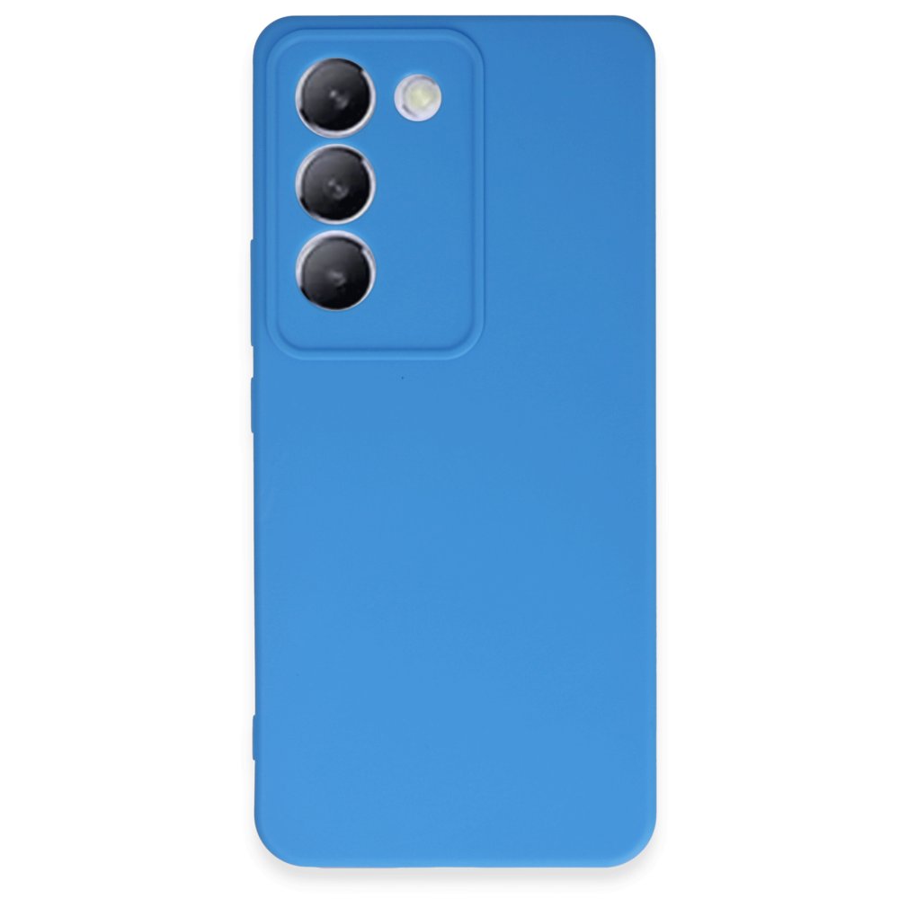 Newface Vivo V30 Lite 4G Kılıf First Silikon - Mavi