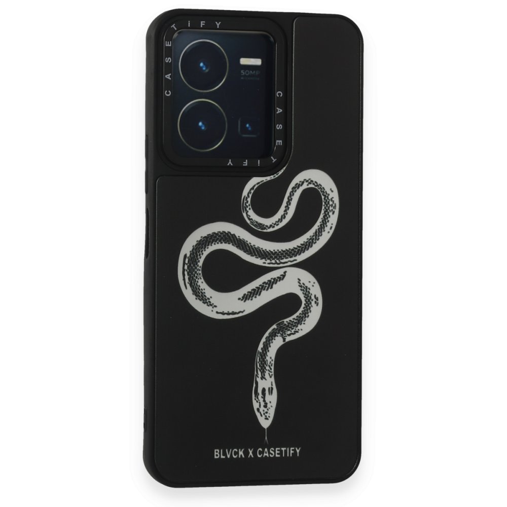 Newface Vivo Y22S Kılıf Mirror Desenli Kapak - Mirror - 13