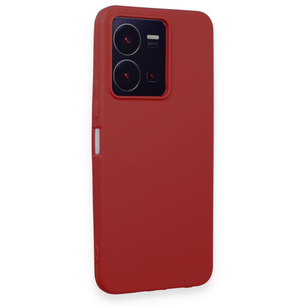 Newface Vivo Y35 Kılıf First Silikon - Kırmızı