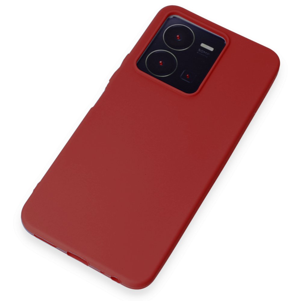 Newface Vivo Y35 Kılıf First Silikon - Kırmızı