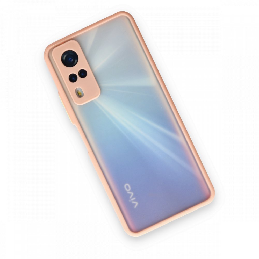 Newface Vivo Y53S Kılıf Montreal Silikon Kapak - Pembe