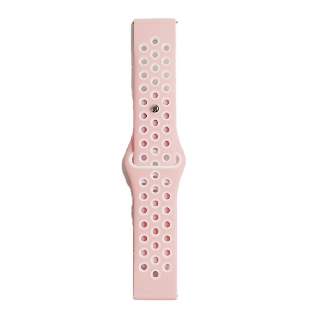 Newface Watch 20mm Spor Delikli Kordon - Pembe-Beyaz