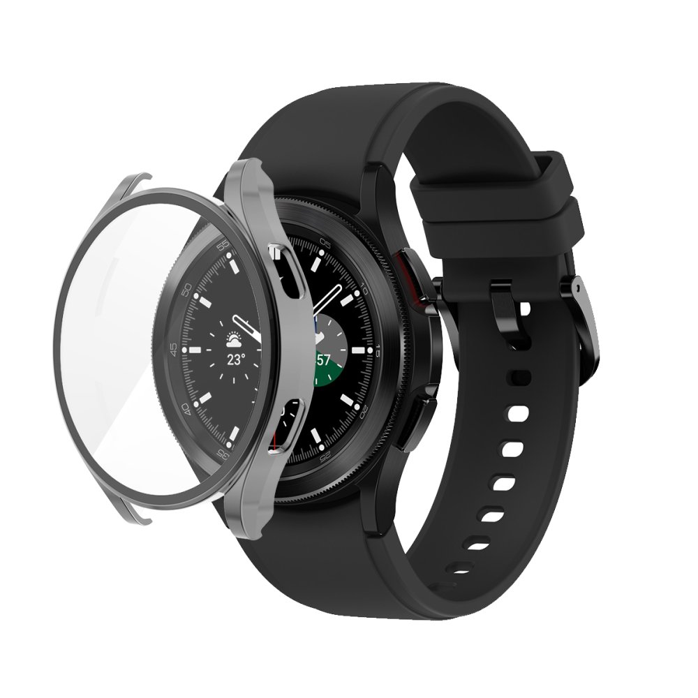 Newface Watch 4 44mm Wall Camlı Kasa Ekran Koruyucu - Uzay Grisi