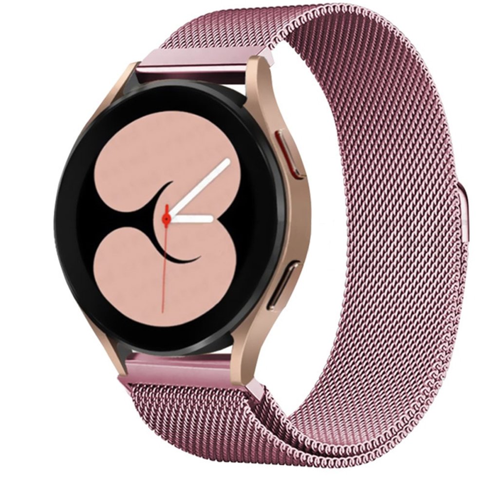 Newface Samsung Galaxy Watch 4 Metal Mıknatıslı Kordon - Rose