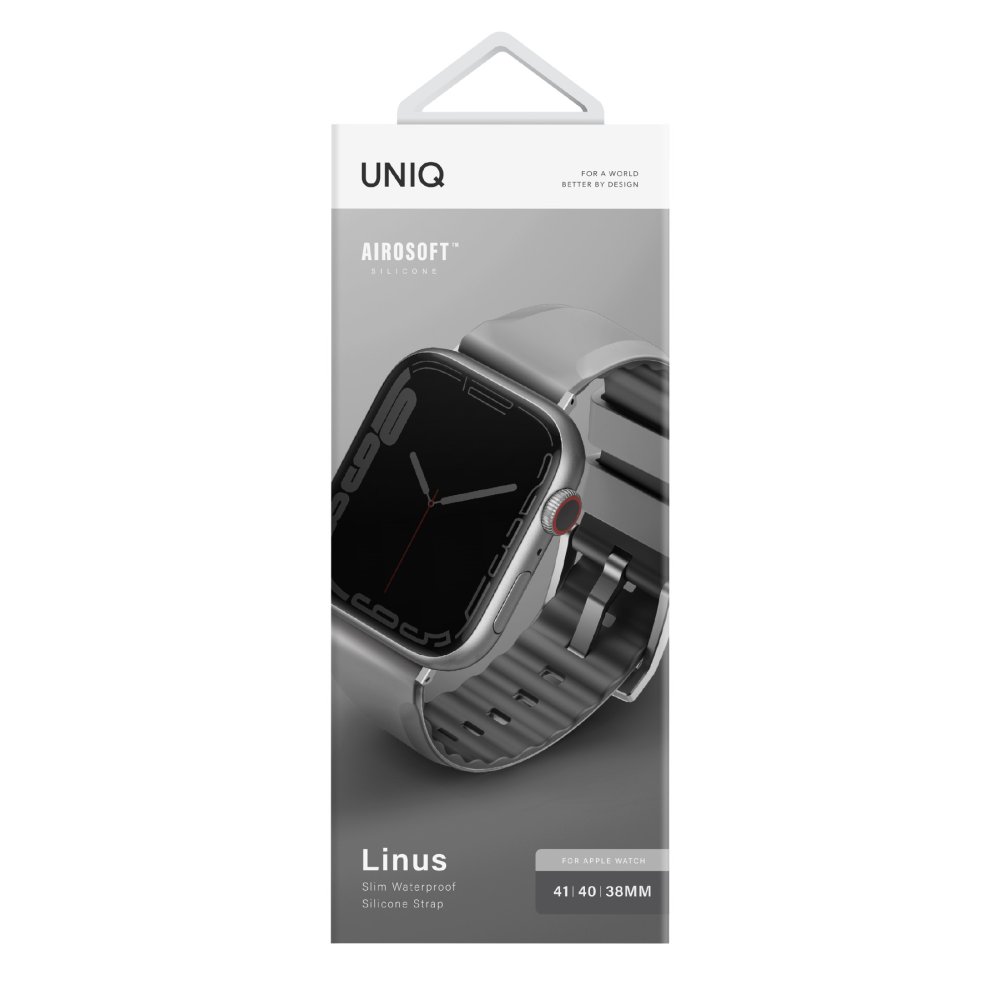 Uniq Watch 42mm Linus Airosoft Silikon Kılıf - Gri