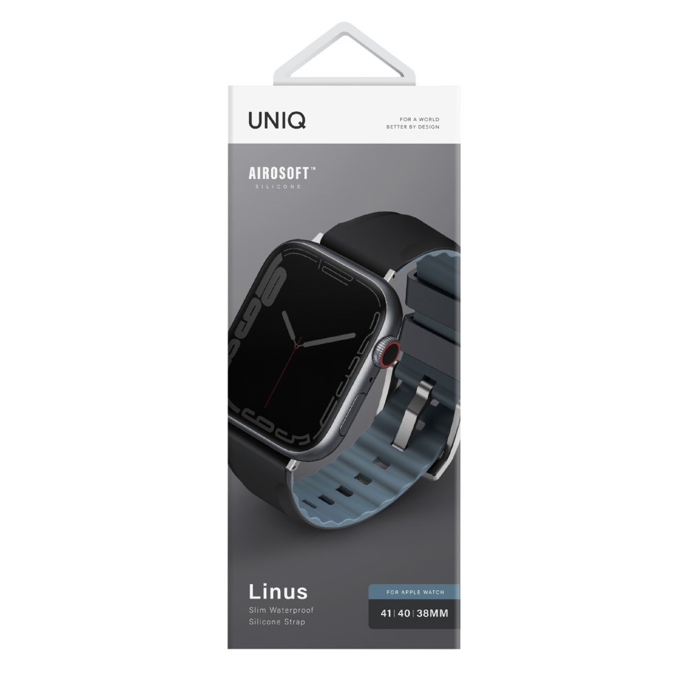 Uniq Watch 42mm Linus Airosoft Silikon Kılıf - Siyah