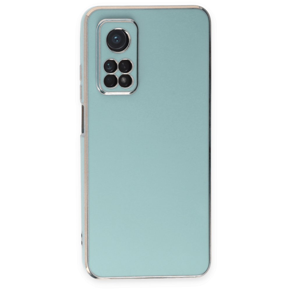 Newface Xiaomi Mi 10T Kılıf Volet Silikon - Açık Yeşil