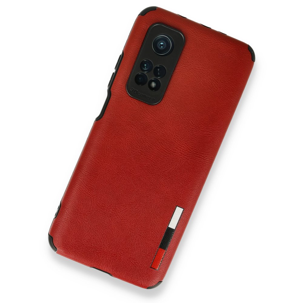 Newface Xiaomi Mi 10T Pro Kılıf Loop Deri Silikon - Kırmızı