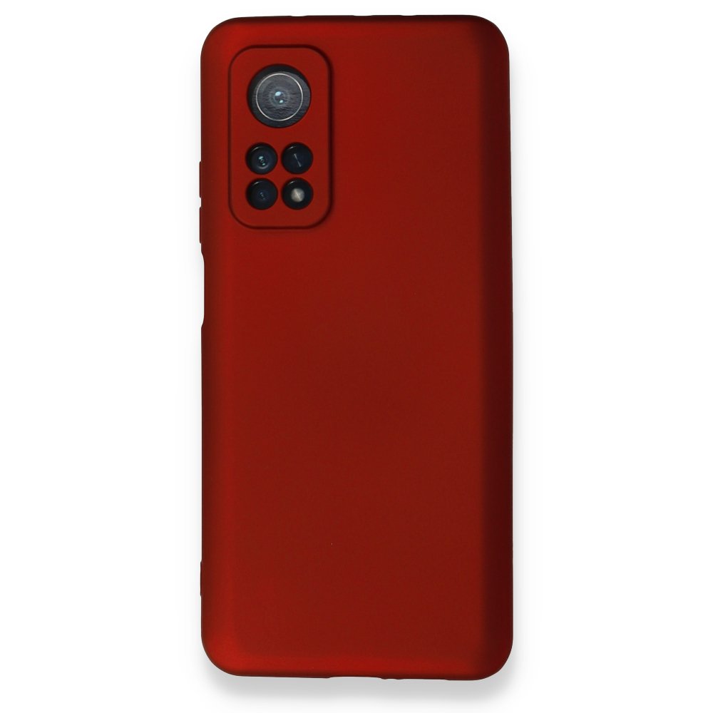 Newface Xiaomi Mi 10T Pro Kılıf First Silikon - Bordo