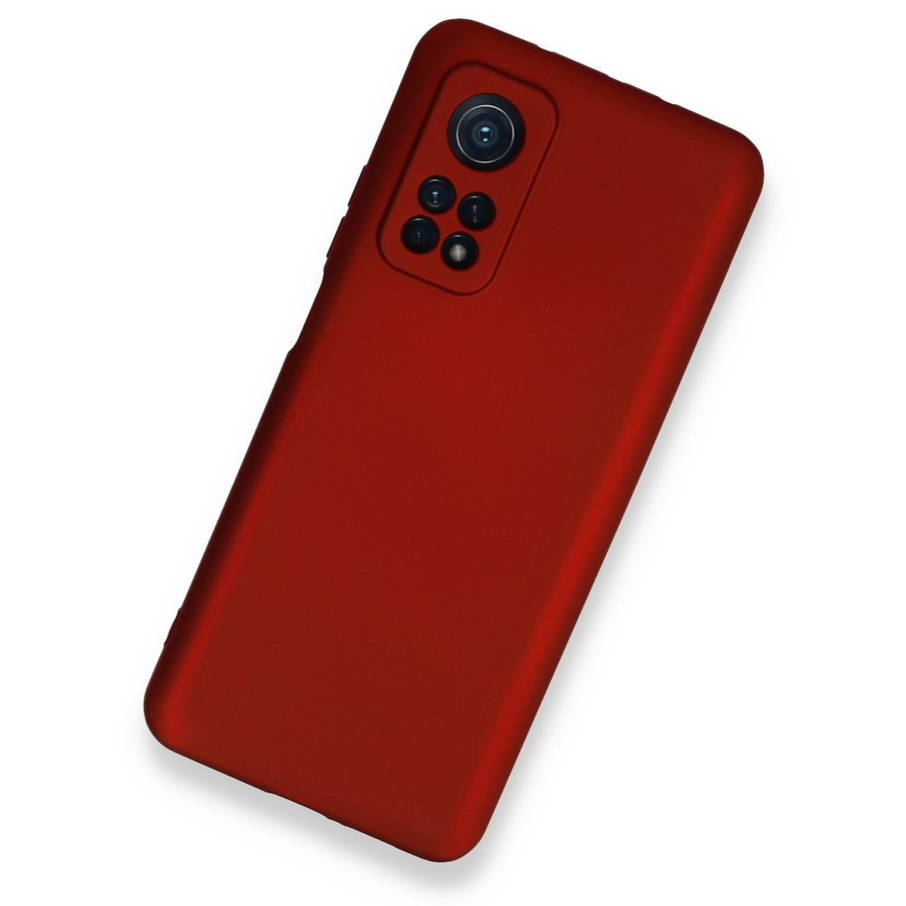 Newface Xiaomi Mi 10T Pro Kılıf First Silikon - Bordo