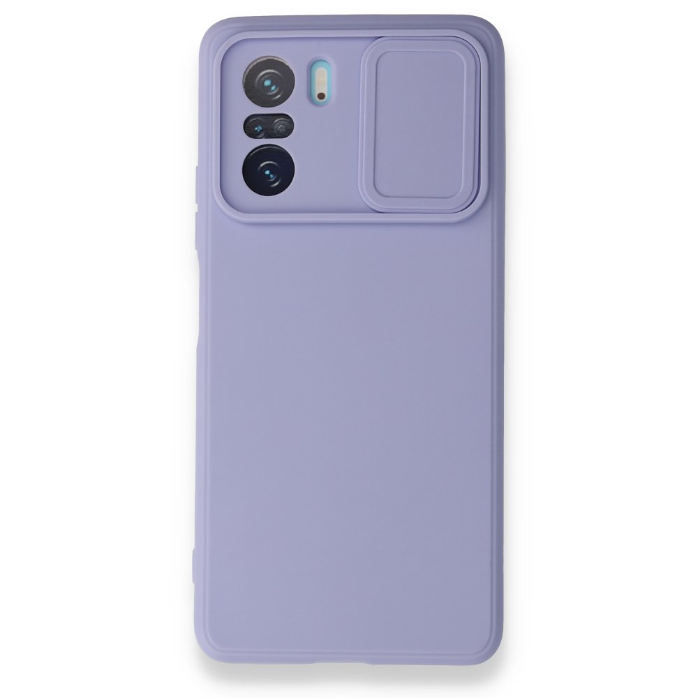 Newface Xiaomi Mi 11i Kılıf Color Lens Silikon - Mor