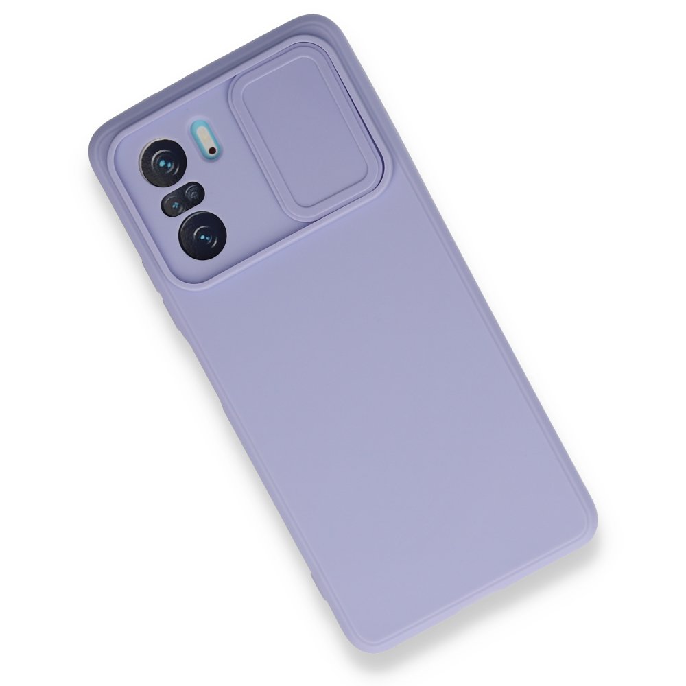 Newface Xiaomi Mi 11i Kılıf Color Lens Silikon - Mor