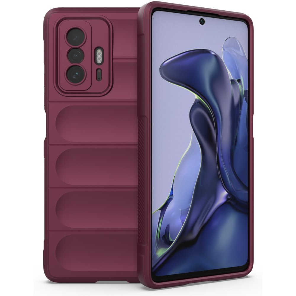 Newface Xiaomi Mi 11T Kılıf Optimum Silikon - Bordo