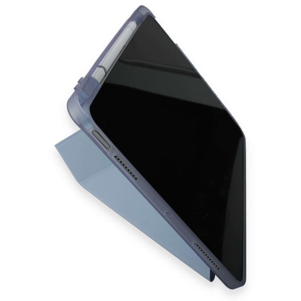 Newface Xiaomi Pad 6 Kılıf Kalemlikli Mars Tablet Kılıfı - Mavi