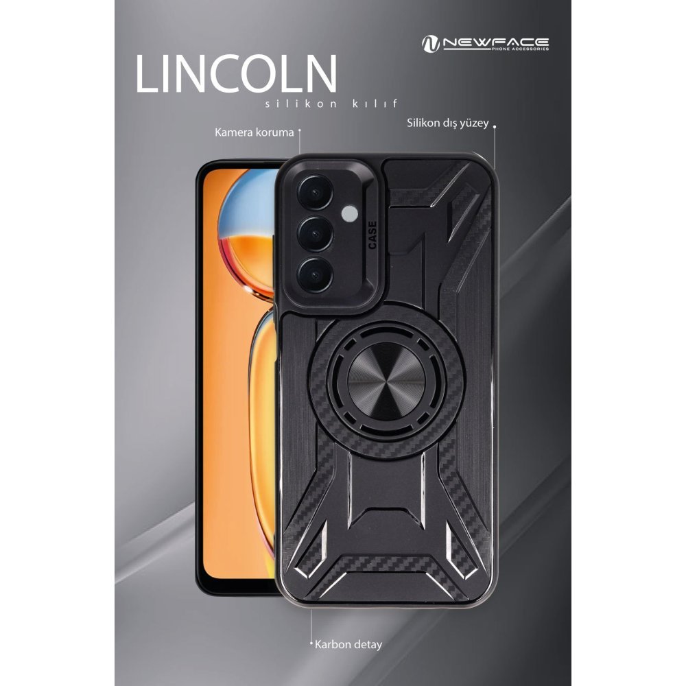 Newface Xiaomi Poco C61 Kılıf Lincoln Silikon - Lacivert