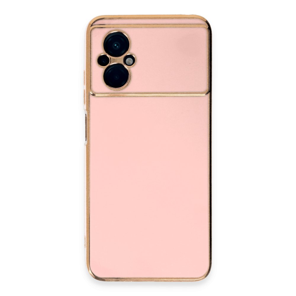 Newface Xiaomi Poco M5 Kılıf Volet Silikon - Pembe