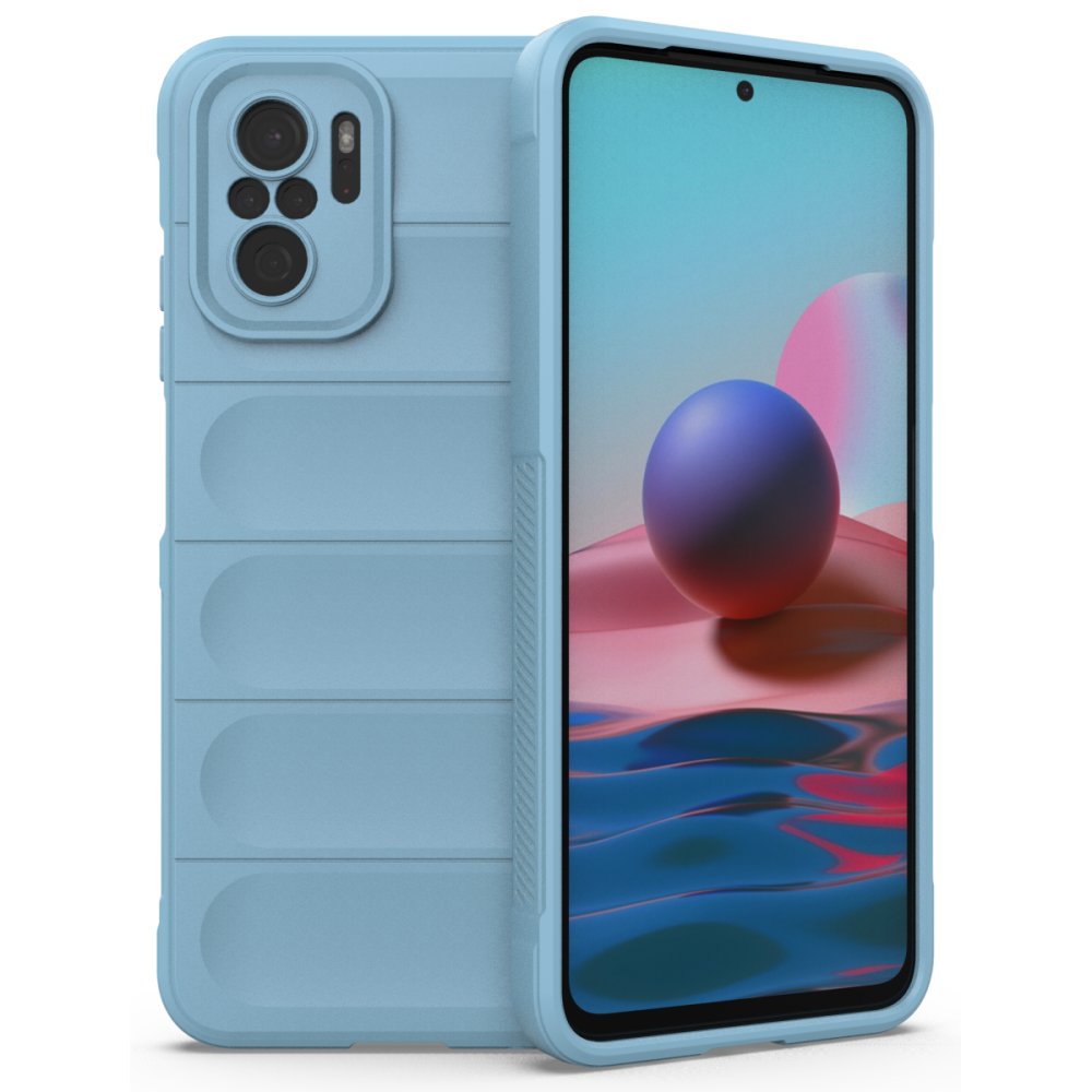 Newface Xiaomi Poco M5s Kılıf Optimum Silikon - Sky Blue