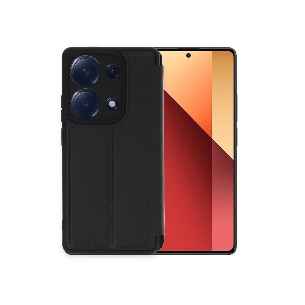 Newface Xiaomi Poco M6 Pro 4G Kılıf Flip Cover - Siyah