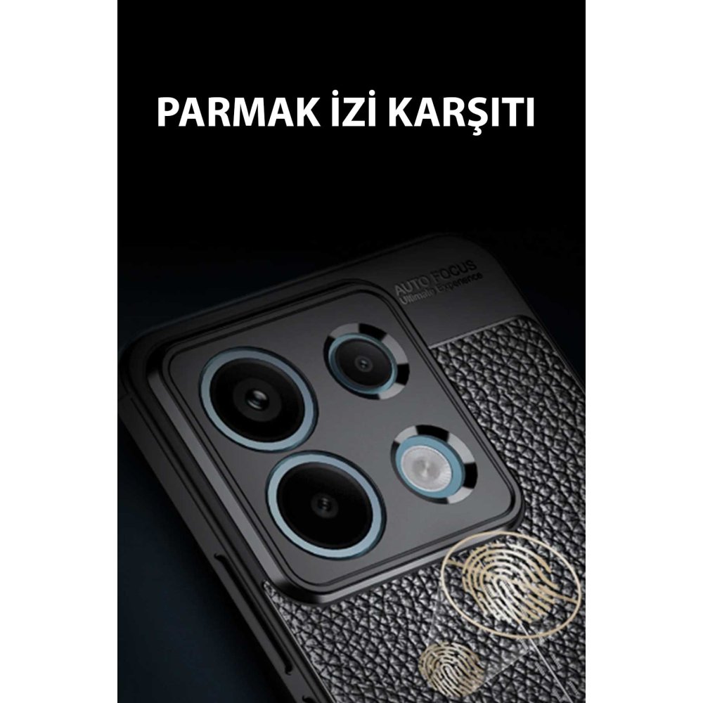 Newface Xiaomi Poco X6 Kılıf Auto Focus Kapak - Siyah